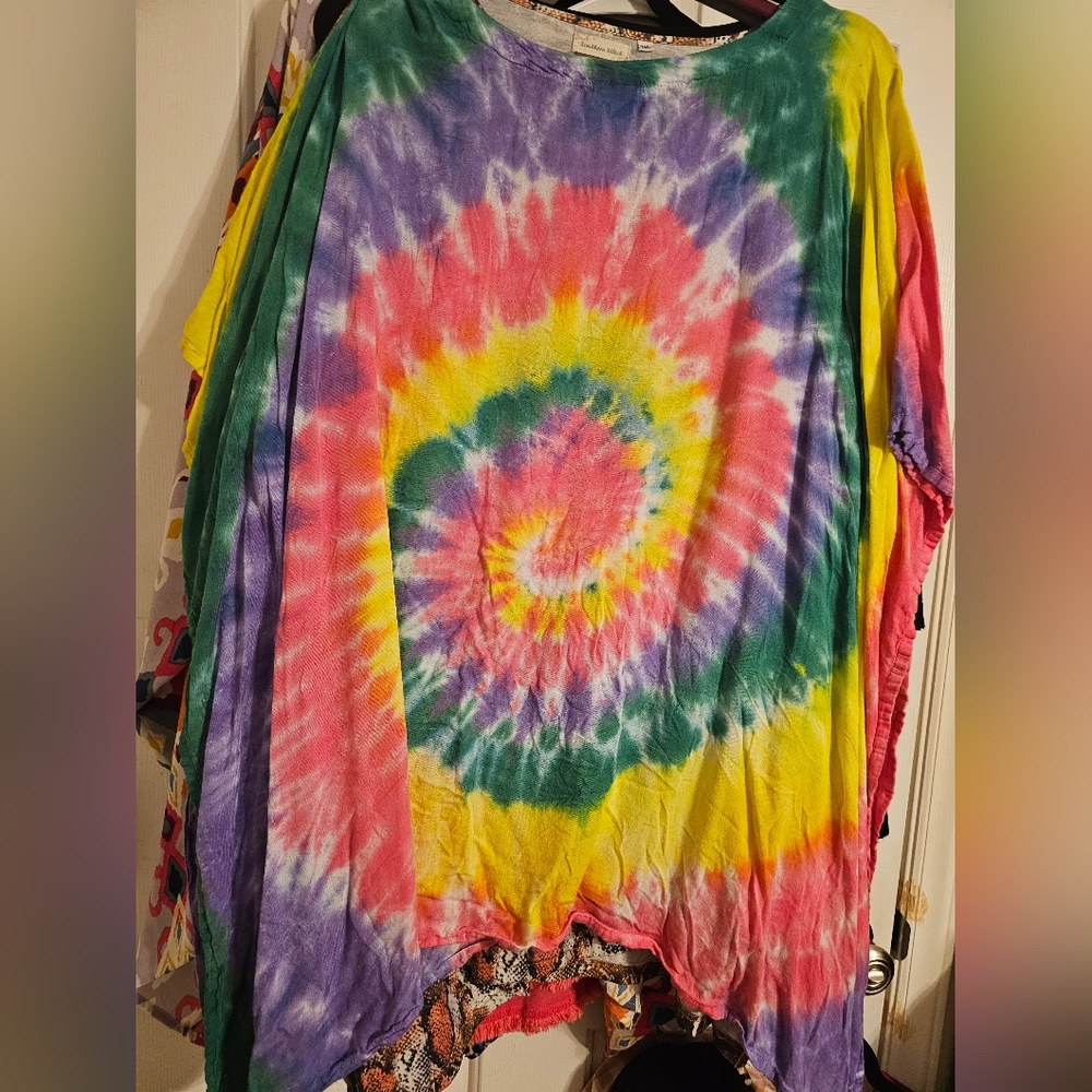 Vibrant Tie-Dye Top
